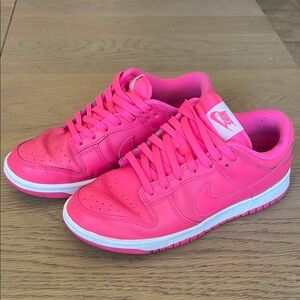 Nike Women's Pink Dunk Sneakers